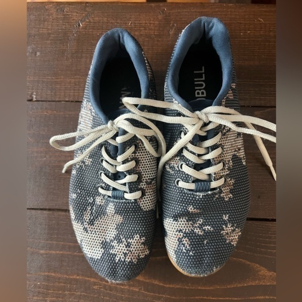 No Bull Women’s Navy Floral CrossFit Trainer Shoe Size 6